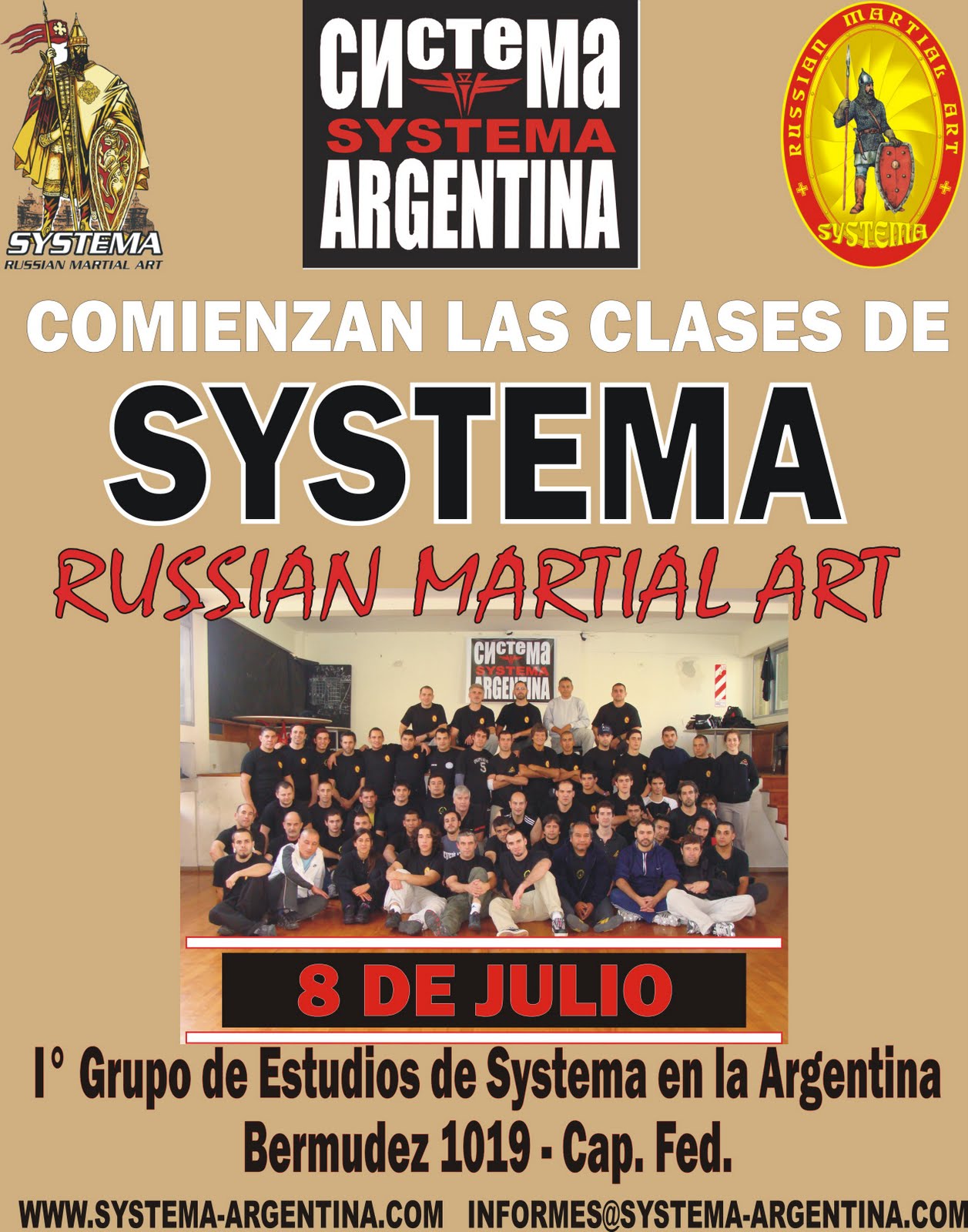 Systema: El arte marcial del siglo 21 en Argentina Clases+Systema.