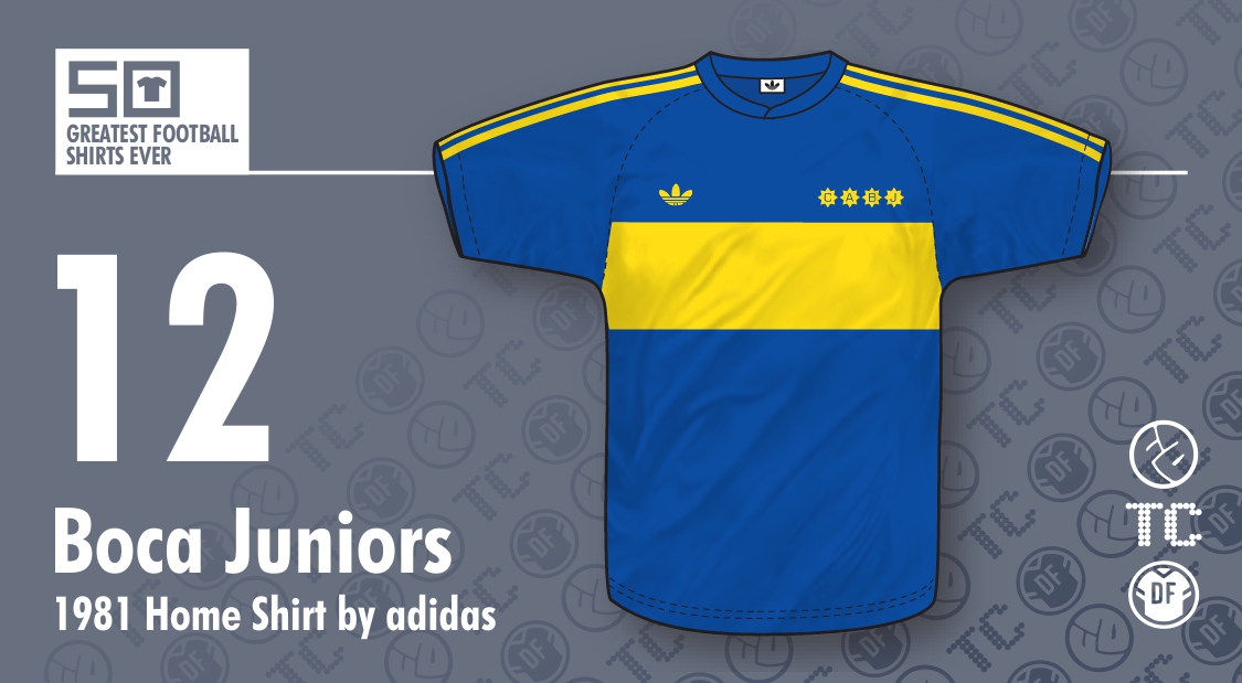 The Football Attic: [50GFSE] #12 - Boca Juniors 1981 Home Shirt by ...