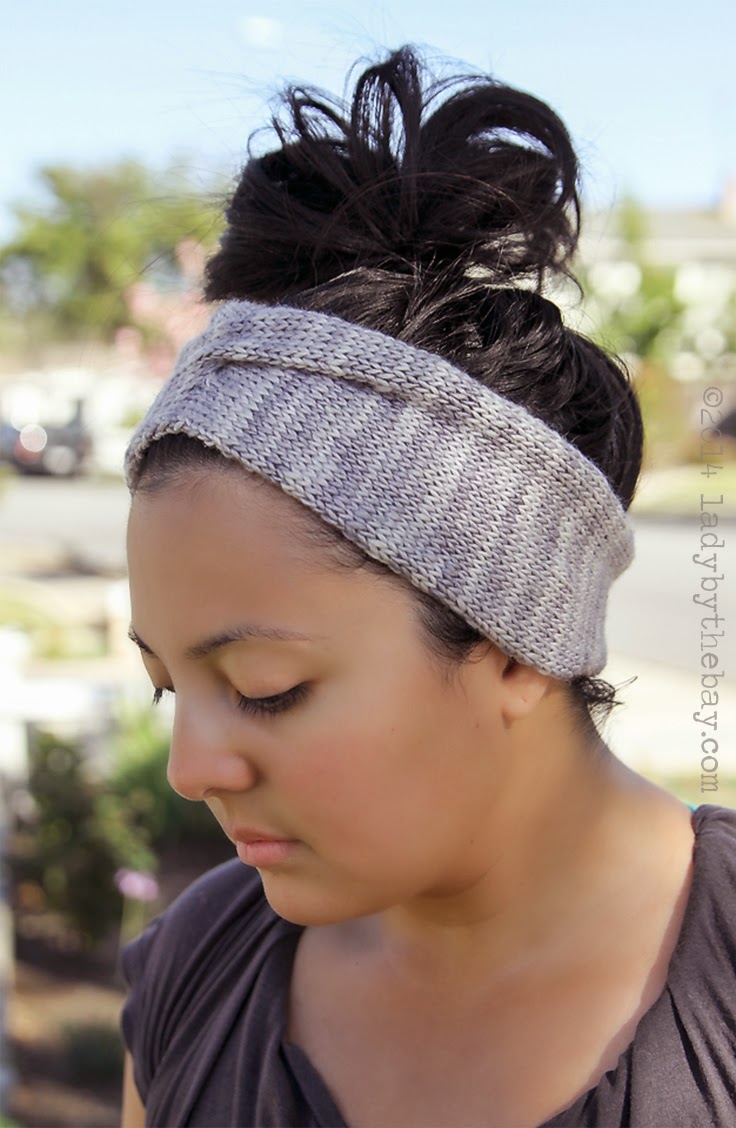 Lady by the Bay-Twisted Headband Knitting Pattern