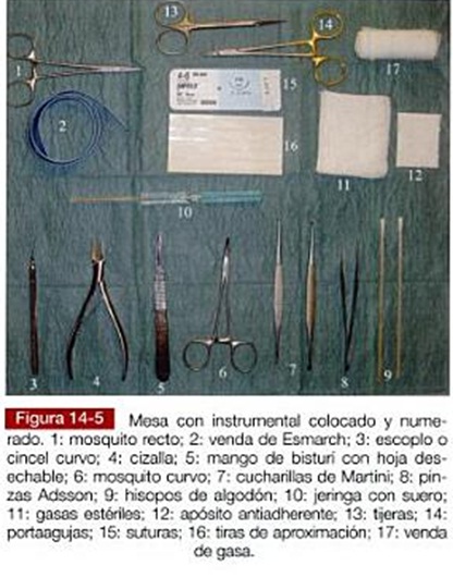 Técnicas medico-quirúrgicas enfermería: Charola de Mayo y Mesa Riñón Técnicas medico-quirúrgicas enfermería: Charola de Mayo y Mesa Riñón