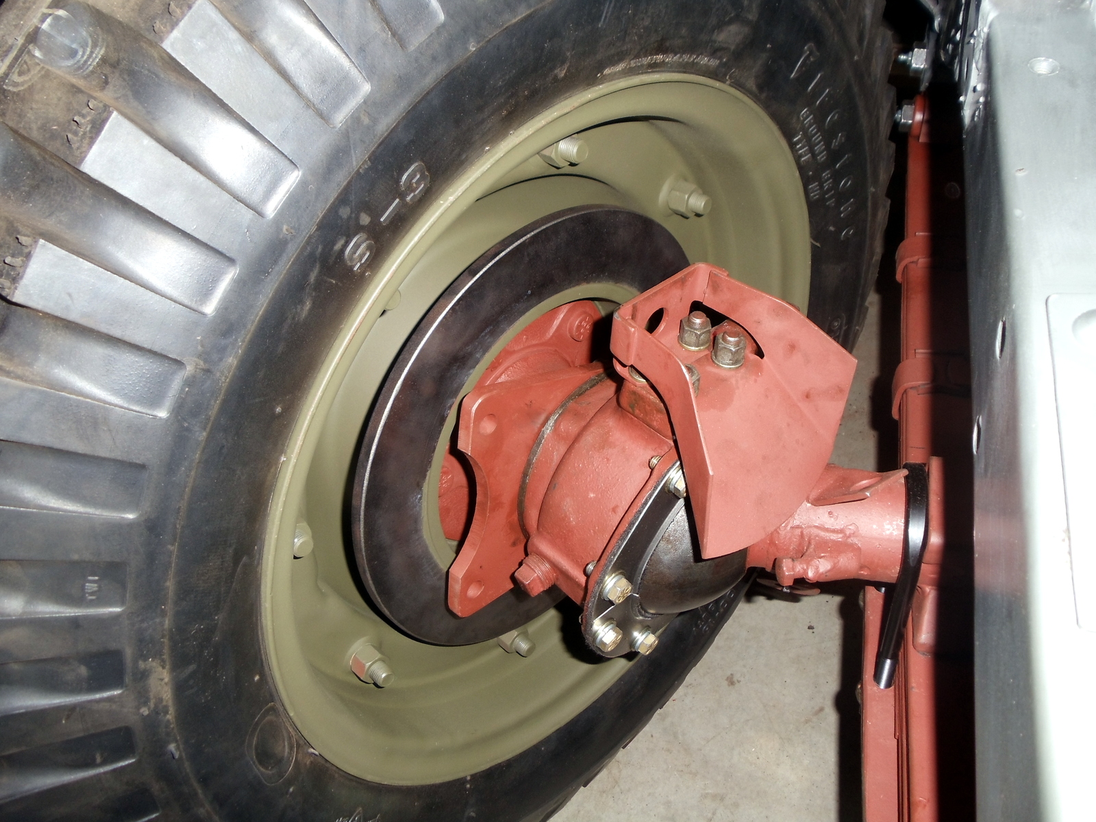 1943 Willys MB Jeep Restoration Project Disc Brake Update and Transfer