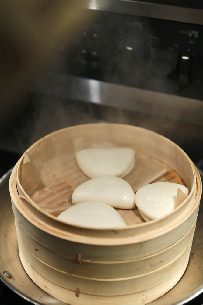The Chubby Vegetarian Vegetarian Korean BBQ Mushroom Steamed Buns