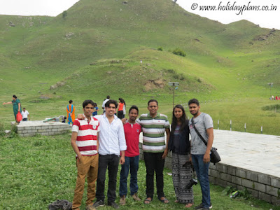 Group pic near the Prashar temple Group pic near the Prashar temple