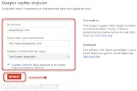 Google Plus ile sayfa nasıl açılır