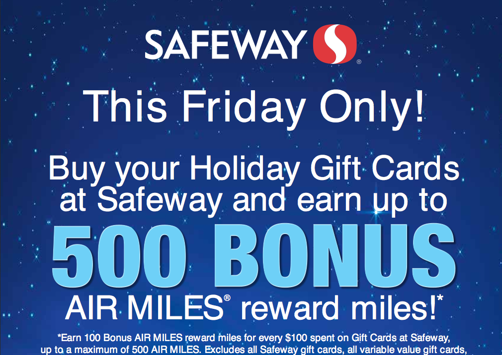 Rewards Canada Today Only Earn 100 Bonus Air Miles for every 100
