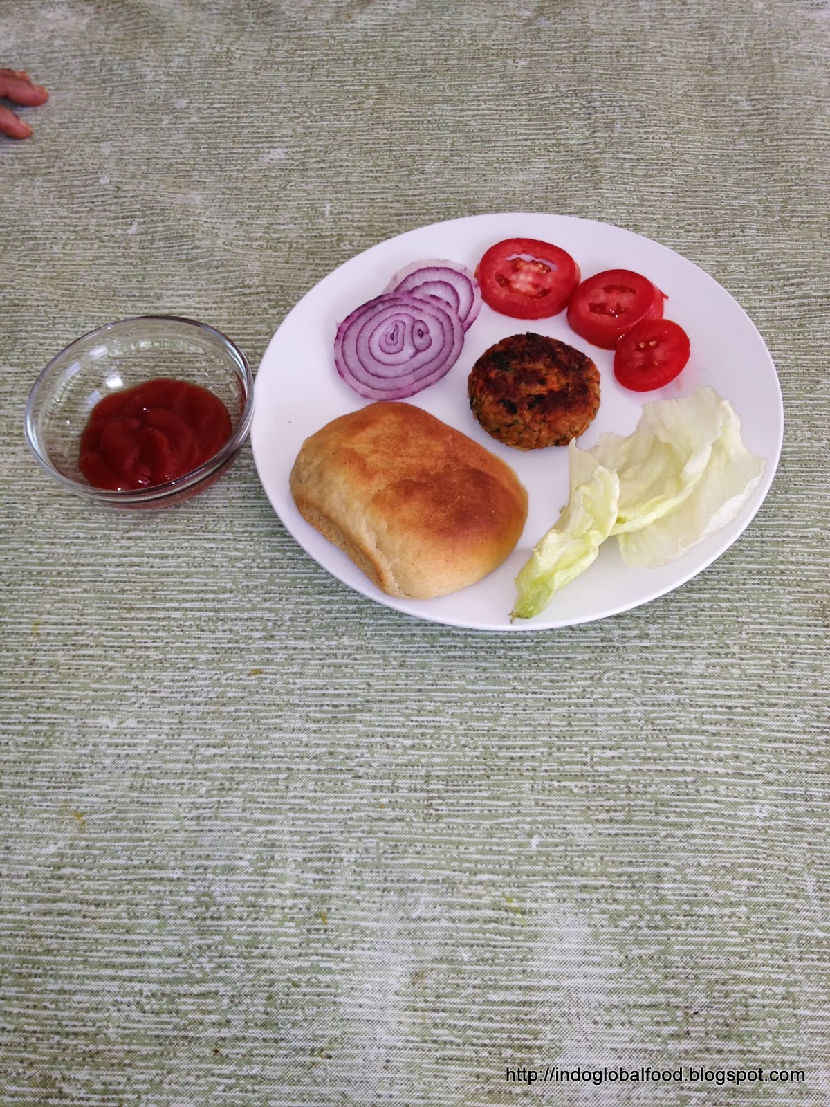Vegetarian Soybean Burger Recipe