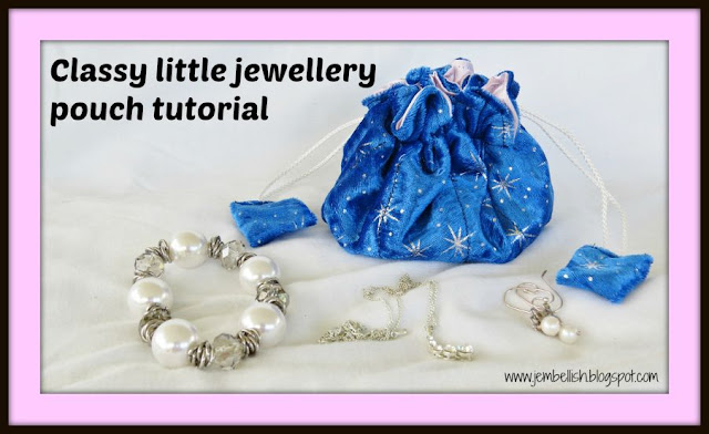 Creating my way to Success: Jewellery bags - a tutorial
