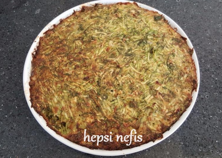 Fırında Kabak Mücver Tarifi