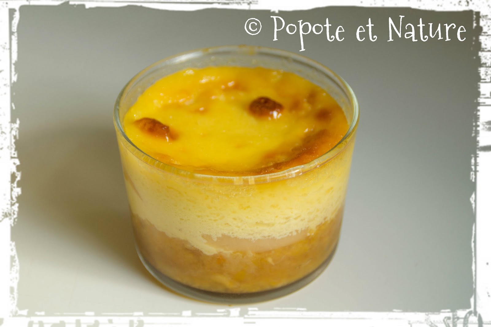 © Popote et Nature - Gratin de poires à la compote d'oranges douces