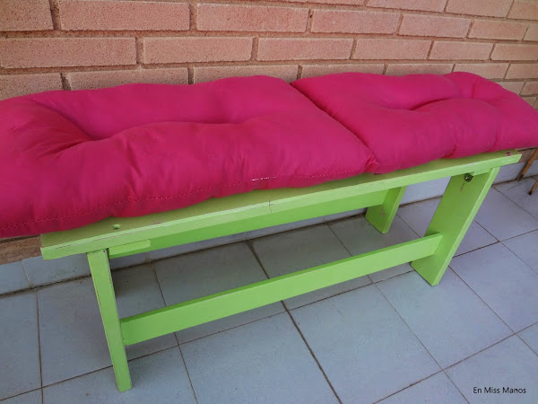 Banco de madera para mi rincón de ensueño | Bricolaje