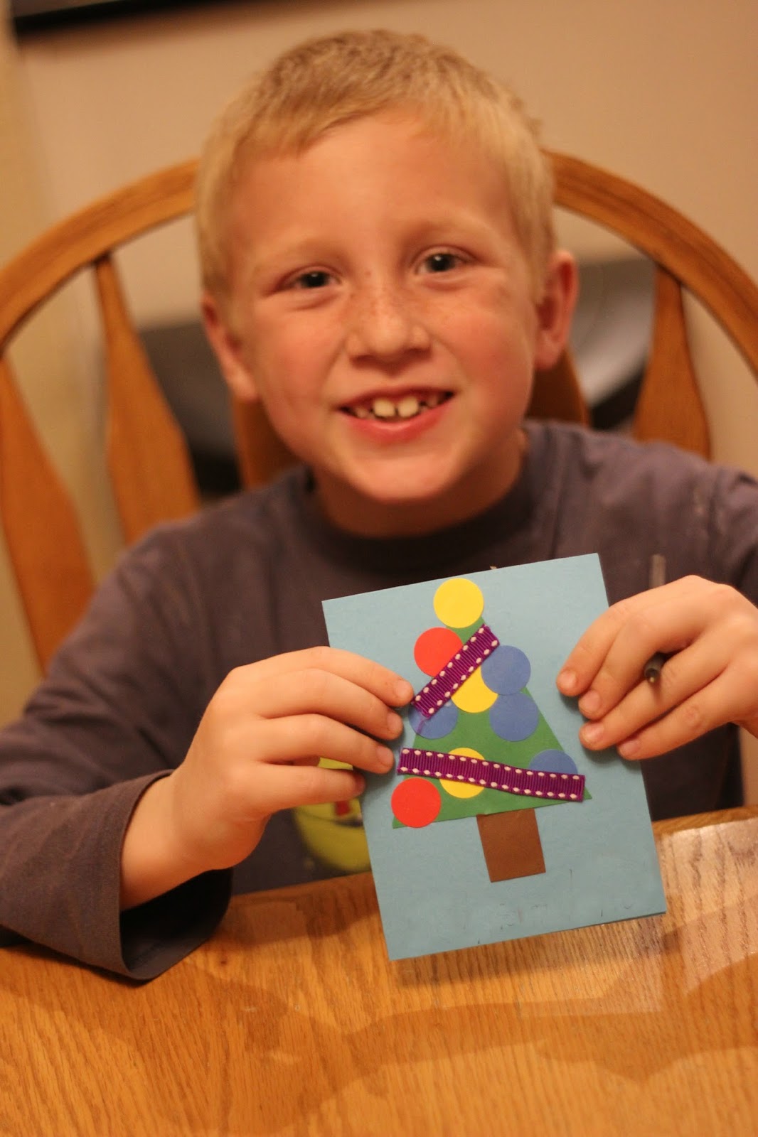 Toddler Approved! Christmas Tree Card Craft for Preschoolers