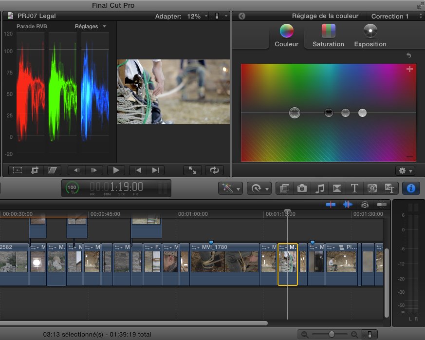 Jonathan Musset Cinema Blog Color Grading and Denoising with FCPX and
