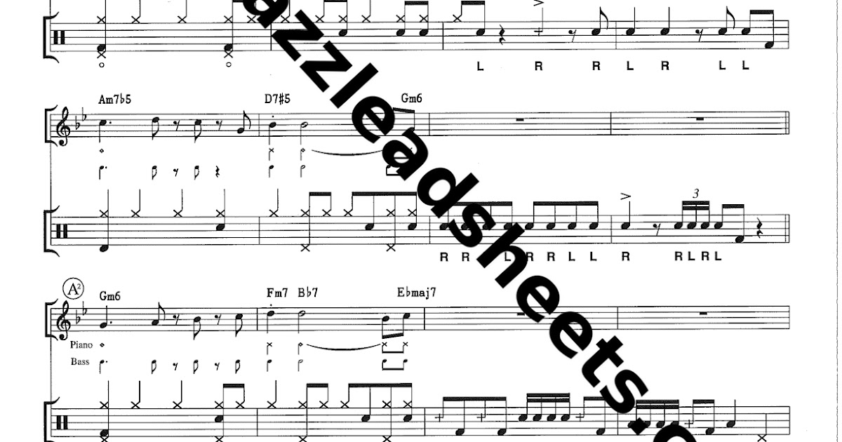 THE JAZZ DRUM CORNER Drum Transcriptions