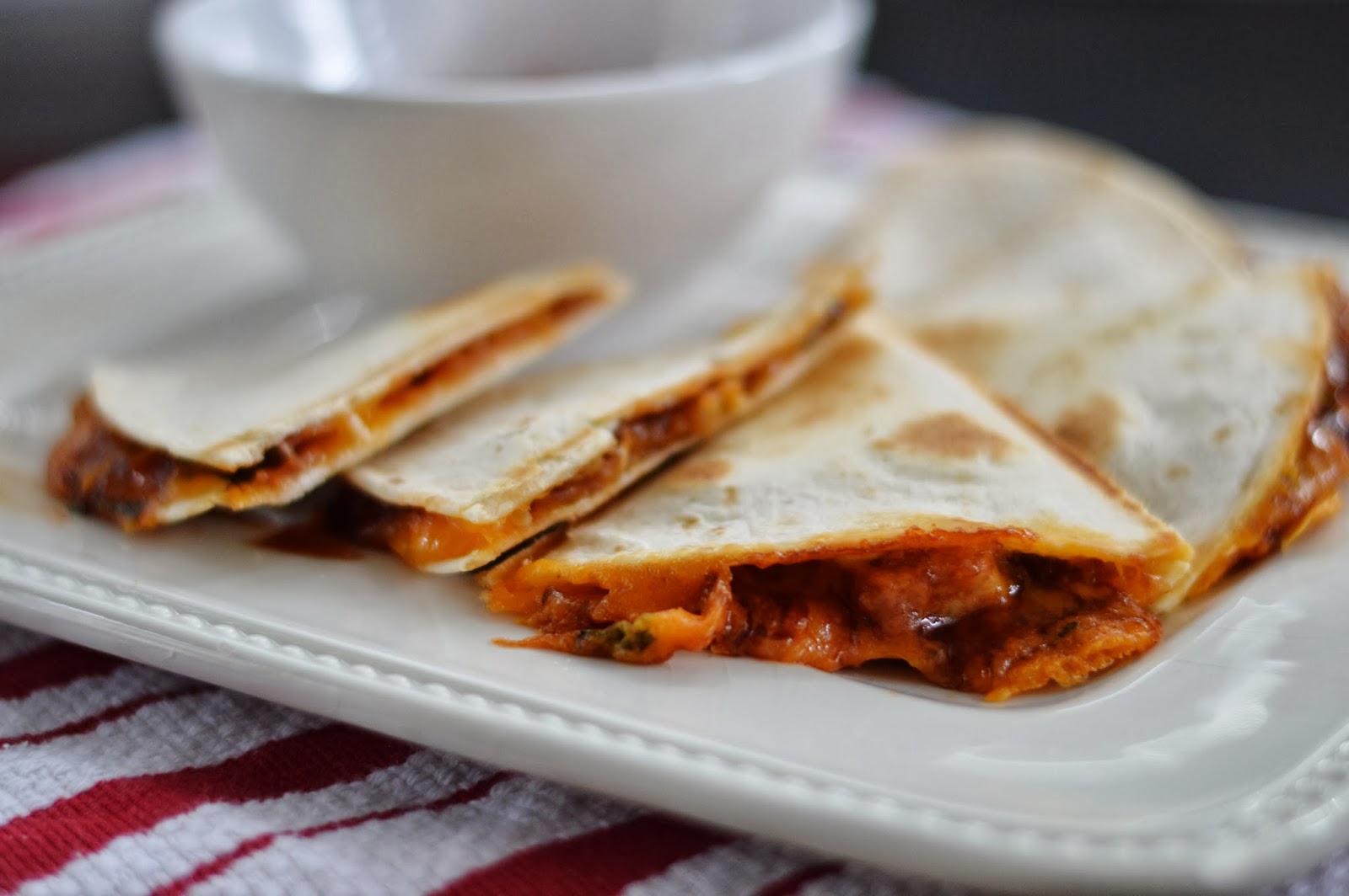 The Art of Comfort Baking Barbecue Chicken Quesadillas