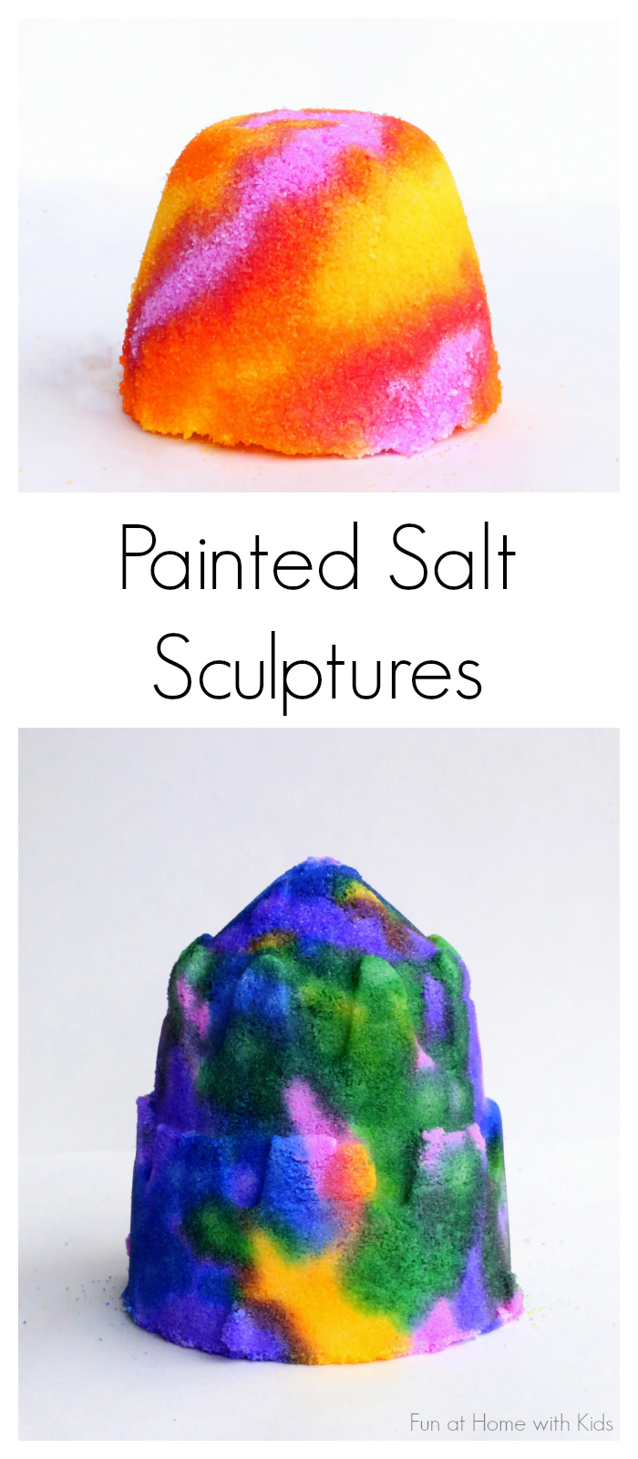 Painted Salt Sculptures
