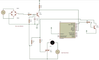 PIC Based Auto Dimmer  circuit schematic with explanation