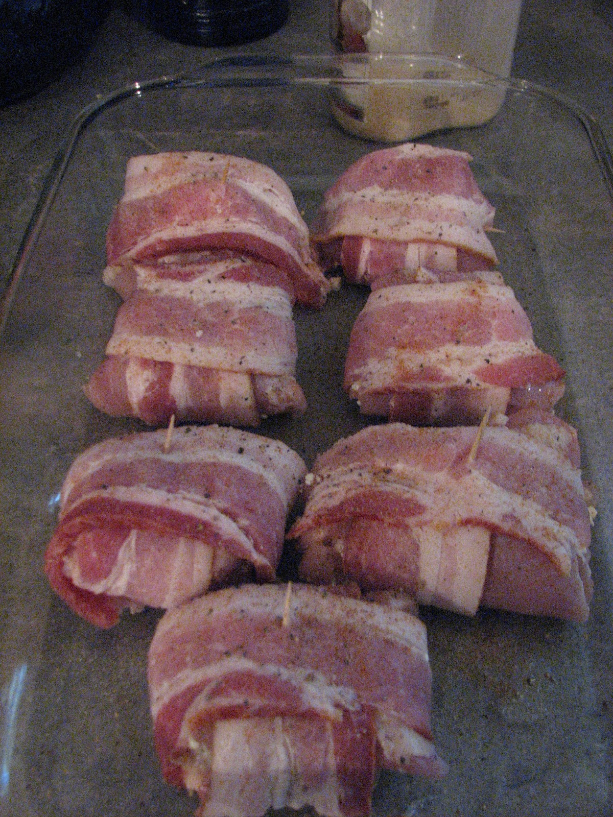 Journey to Happy Blue Cheese Bacon Wrapped Chicken