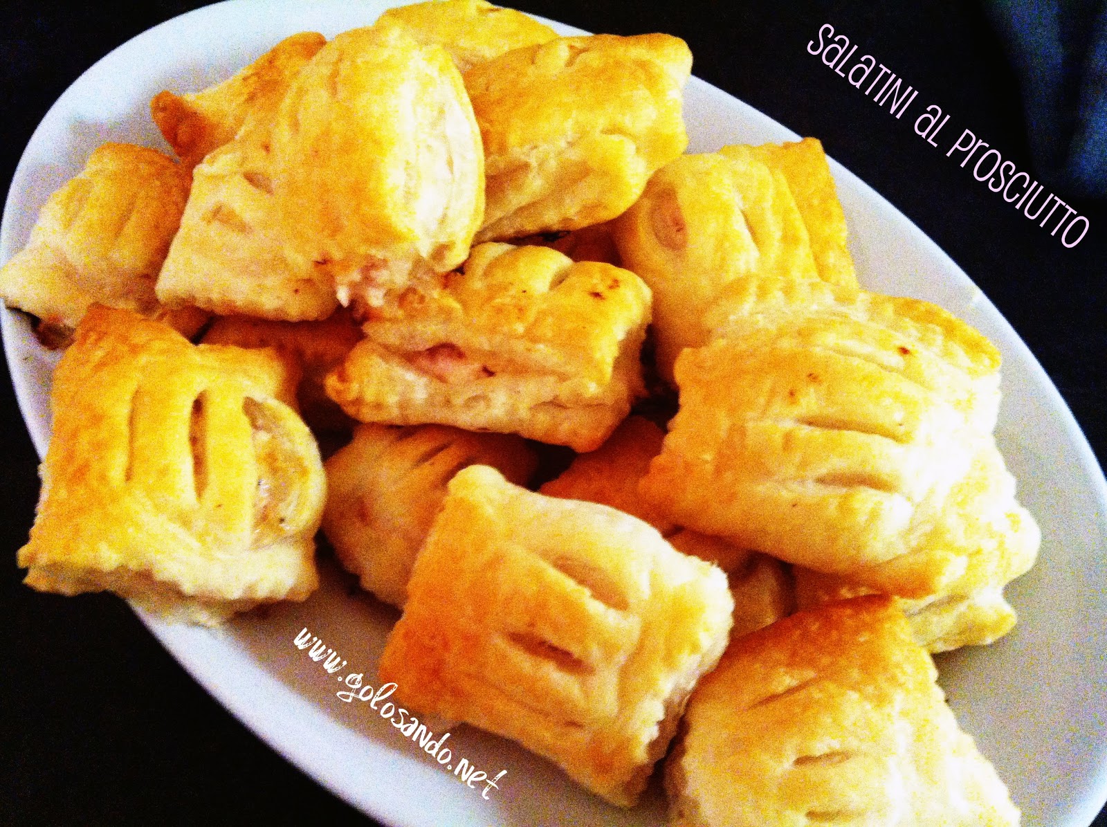 Salatini di sfoglia al prosciutto