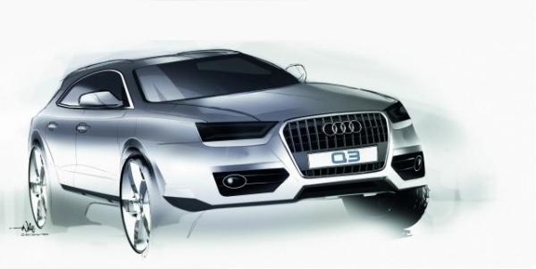 2012 Audi Q3 Official Sketches 2012 Audi Q3 picture