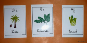 abécédaire DIY fruits et légumes