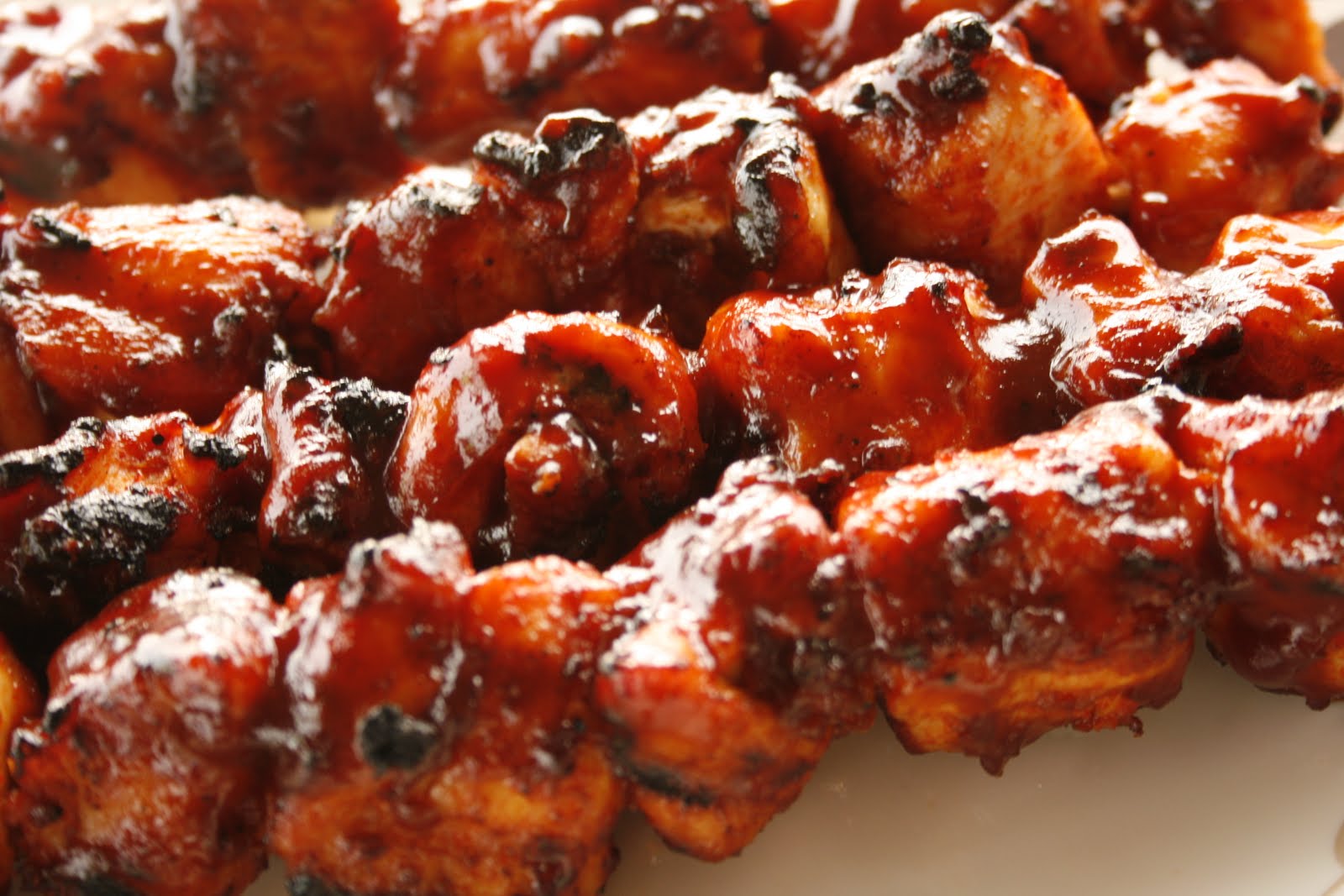 Laura's Sweet Spot BBQ Chicken Kebabs