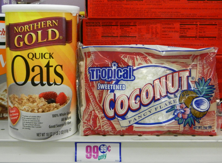 The 99 Cent Chef Coconut Oatmeal