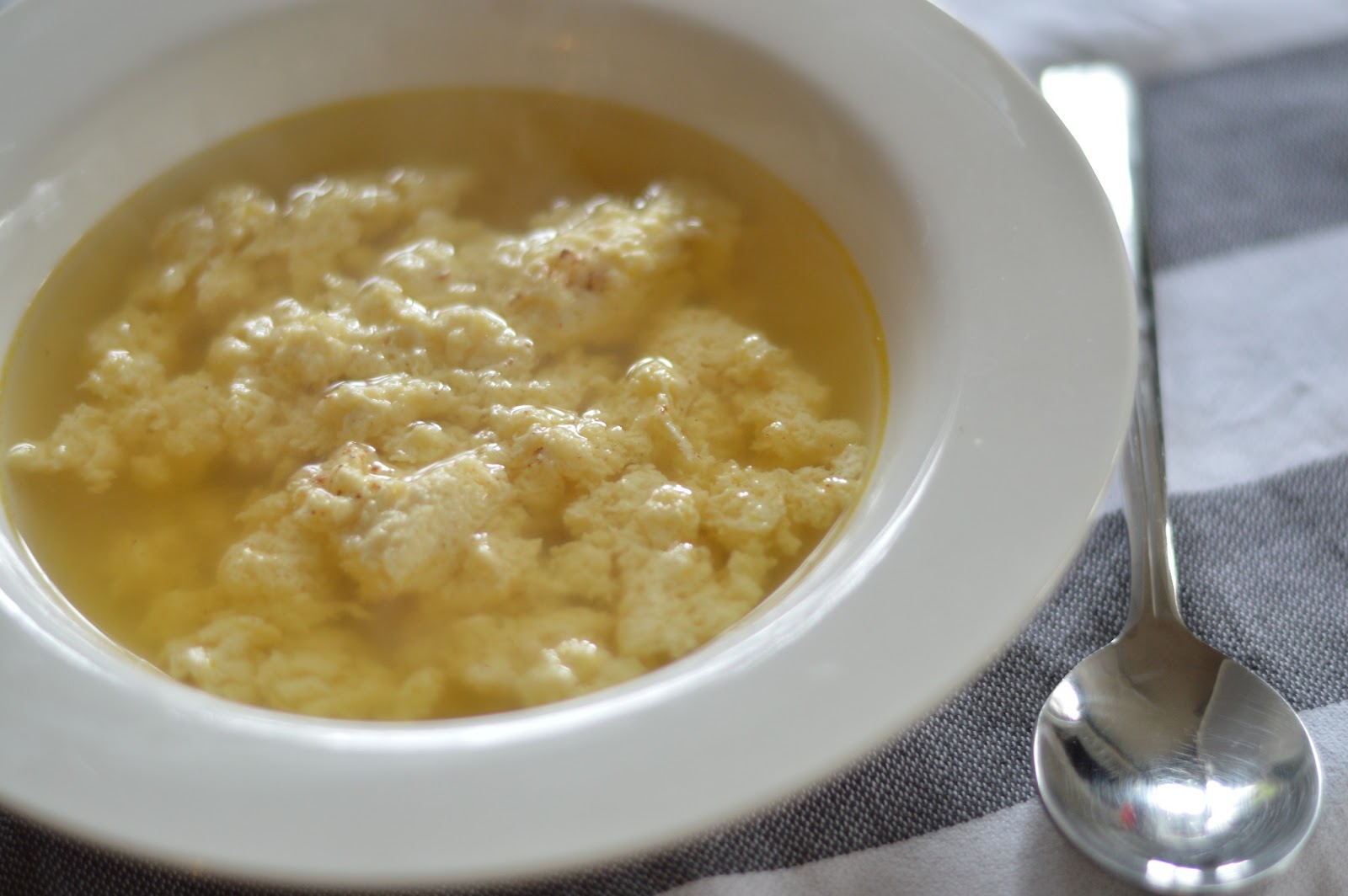 Scrambled Egg Soup (Stracciatella) Simply Clean & Fit
