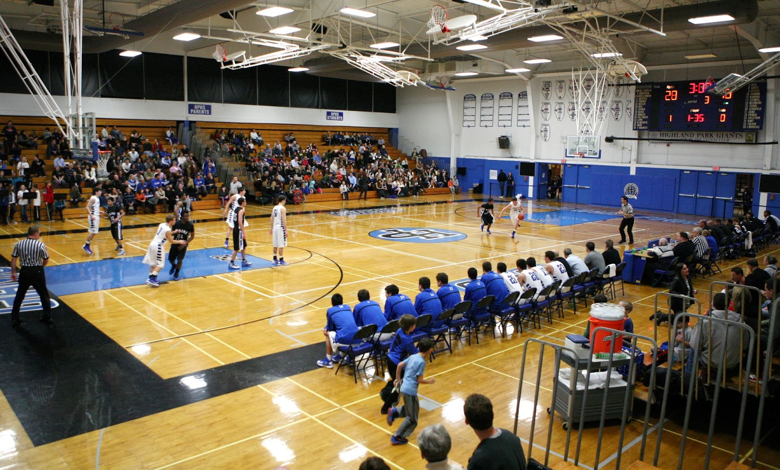 Mark Kodiak Ukena IHSA Varsity Boys Basketball Maine East at Highland