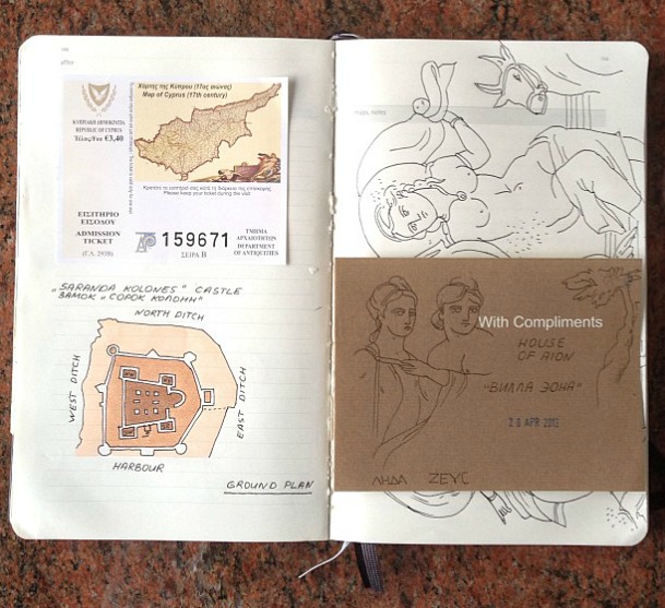 The Journal Diaries Sally's Moleskine sketchbooks / Seaweed Kisses