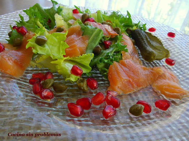 Ensalada De Trucha Ahumada Al Licor De Avellanas
