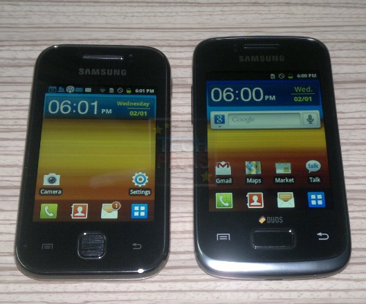 Samsung Galaxy Y and Samsung