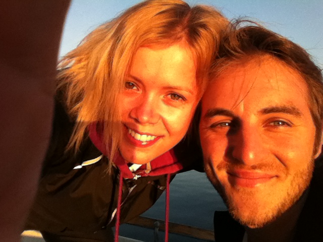 Finland, Summer Night, Couple, Boat, Sunset