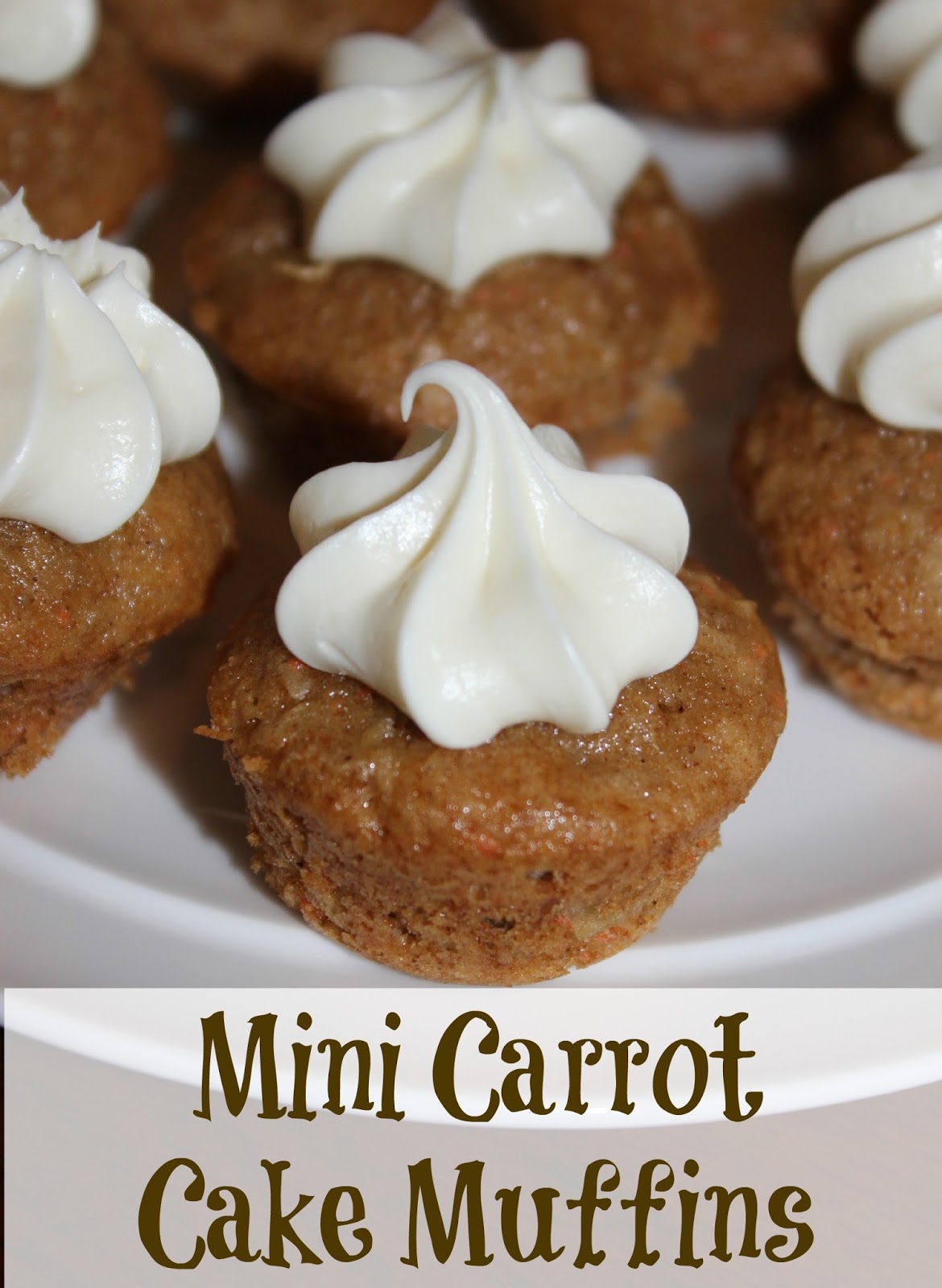 simply made with love Mini Carrot Cake Muffins