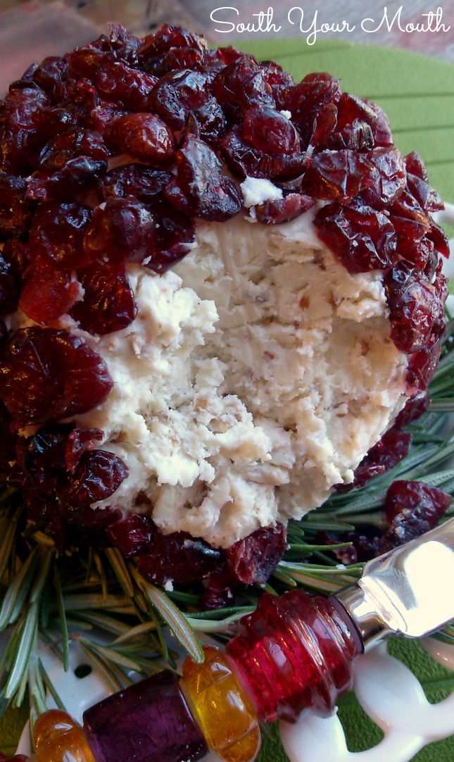 Christmas Cranberry Cheese Ball | South Your Mouth | Bloglovin’
