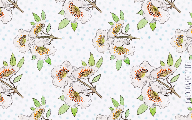 eucryphia floral pattern by laura redburn