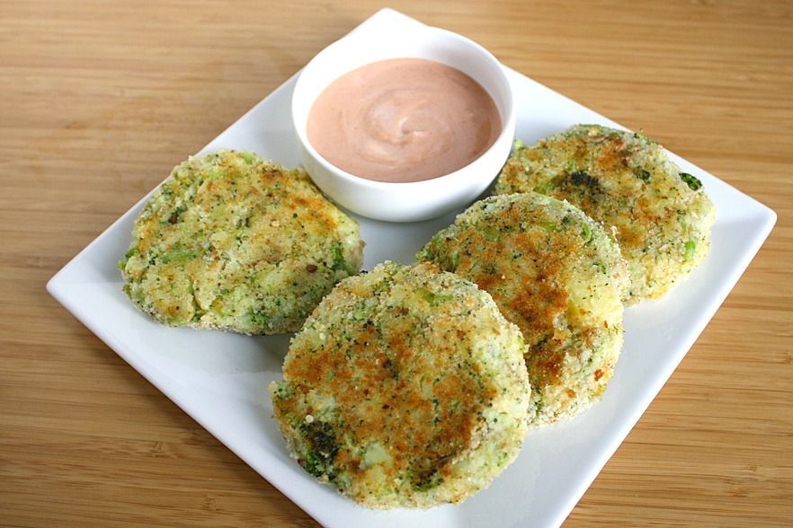 The Garden Grazer Broccoli Potato Patties