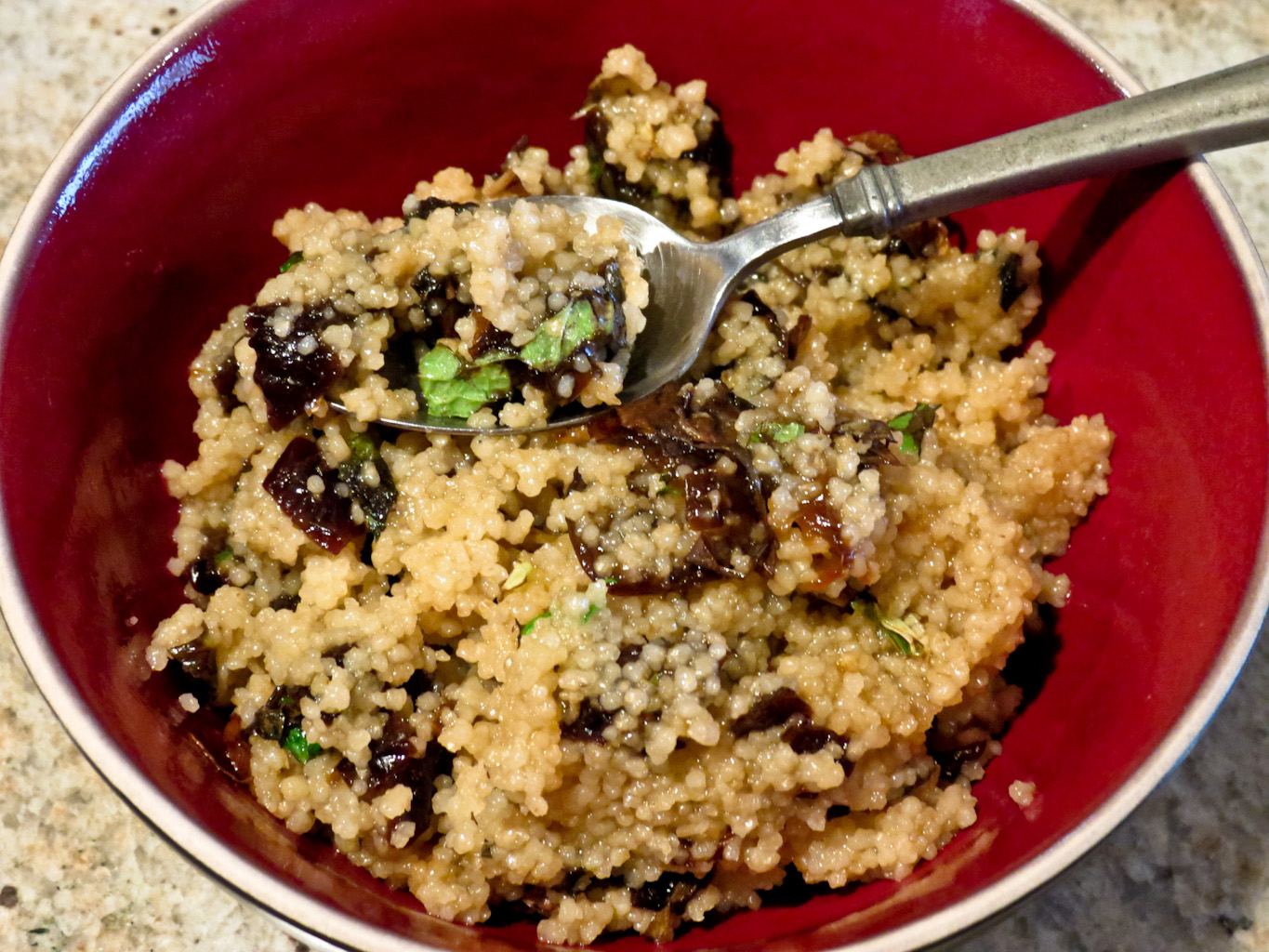 OnTheMoveIn the Galley Couscous for Breakfast