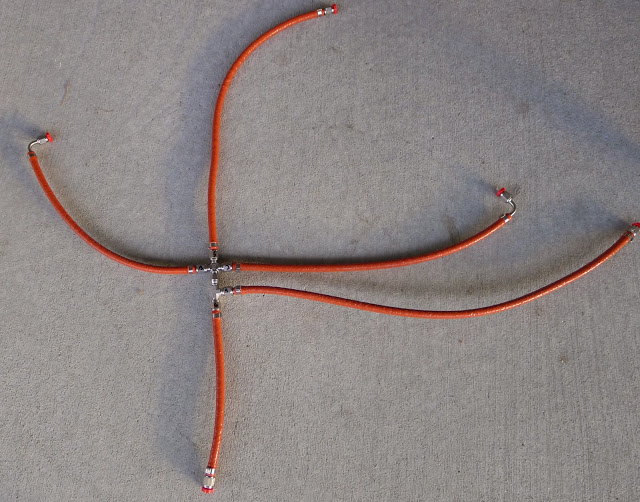 DOG Aviation John's RV12 Blog Instillation Of Aircraft Specialty Teflon Fuel Lines Begins