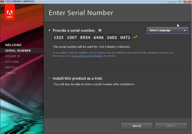 adobe master collection cs6 serial number