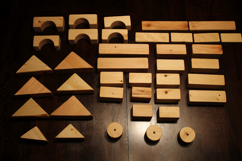 making wooden blocks