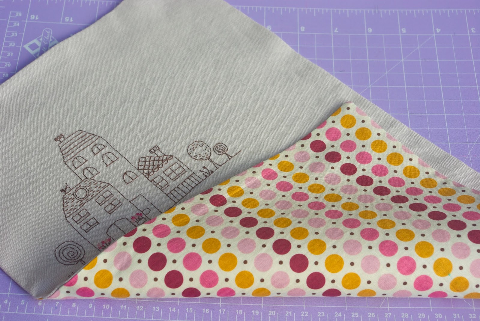 Stitching Notes Tutorial Fabric Envelope