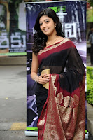 Pranitha, Black saree, desi