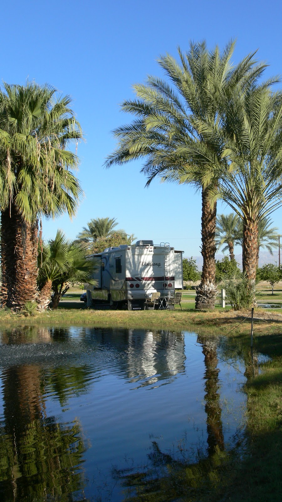 Footloose We arrived at the Oasis RV Park south of Indio California