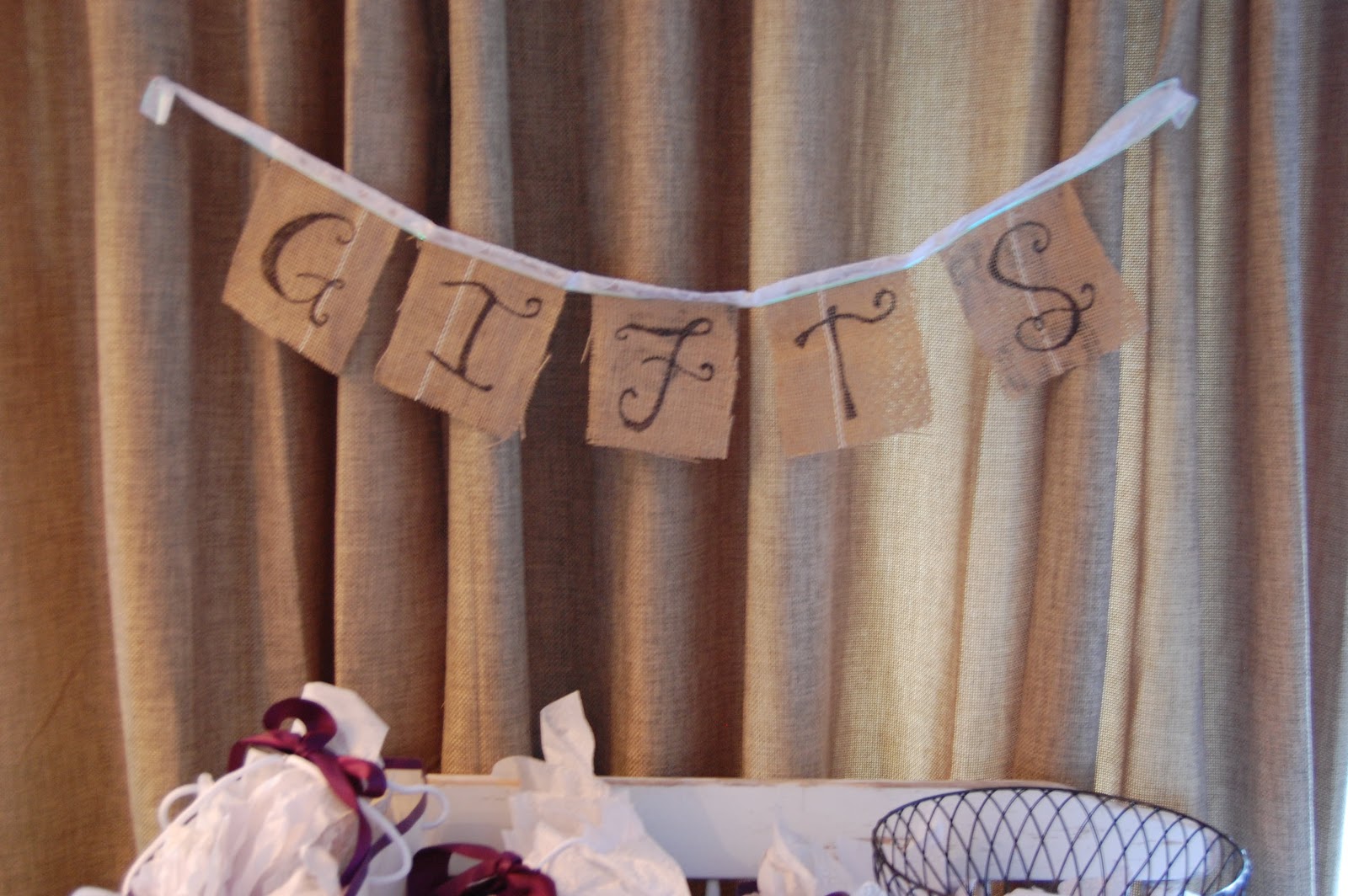 The Creative Pair Using Burlap for Party Decorations