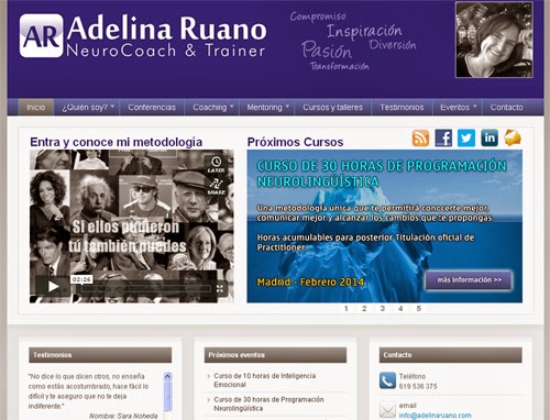 web de Adelina Ruano