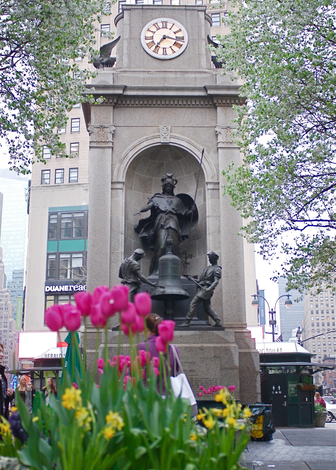 NYC ♥ NYC Minerva And Bell Ringers At Herald Square