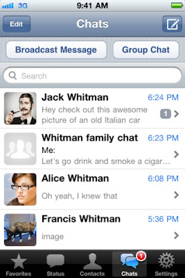 WhatsApp Messenger for iPhone WhatsApp Messenger for iPhone