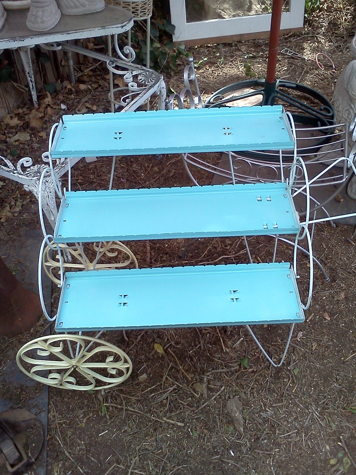 Maryland House Antiques Vintage Garden Cart Small With Wheels