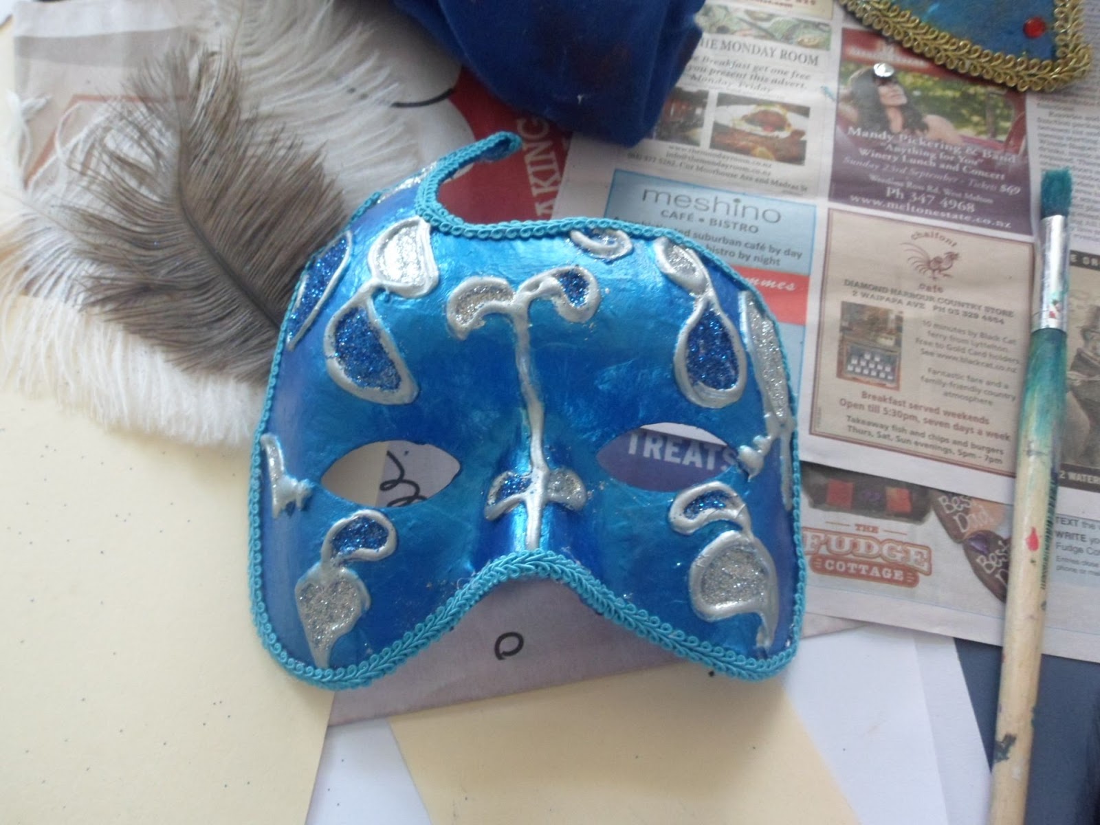 The Whiteboard Witch Making Masks Decorating