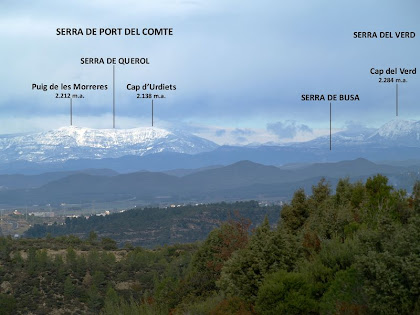 Panoràmica del Pre-pirineu des del Mirador de la Serra de Vallhonesta Panoràmica del Pre-pirineu des del Mirador de la Serra de Vallhonesta